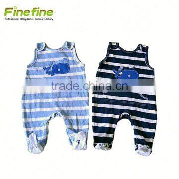 Hot Selling Newborn Plain Cotton Infant Soft Cotton Baby Romper photo-3