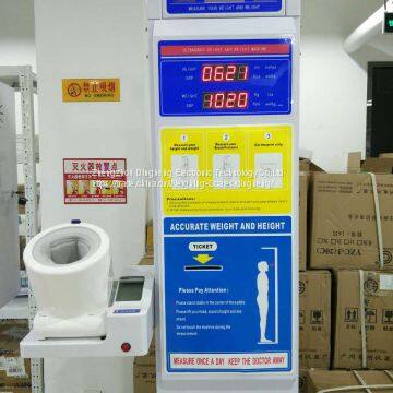 DHM-600B Medical and Personal Weighing Scale With Height Measurement Blood Pressure Machine and Printing photo-3