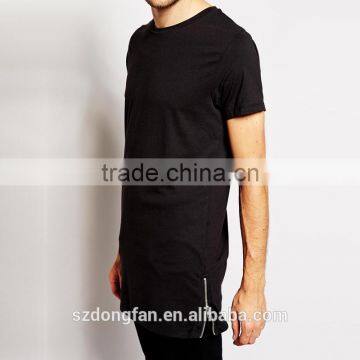 Hip Hop Men Fashion Side Zipper Tshirt Shirts For Men And Women Latest Shirt Designs Men Top Tee Shirts photo-3