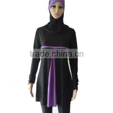 Muslim Lady Waterproof Swimsuit Islamic Women Muslim Swimwear photo-3
