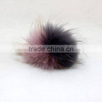 Myfur Cheap Real Fur Pom Genuine Fur Ball Cute Raccoon Fur Pom Poms photo-4