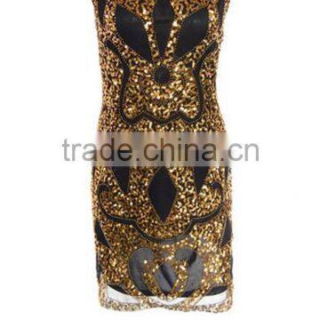 Walson Clothes Apparel Embroidery 1920s Flapper Evening Dress photo-3