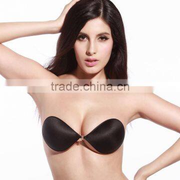Lady Strapless Backless Adhesive Stick-On Silicone Lattice Push-up Invisible Bra