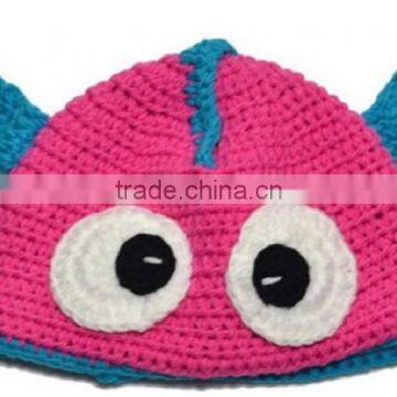 Lovely Combed Cotton Baby Hats Newborn Animal Design Baby Beanie Hat Funny Crochet Baby Hat photo-5