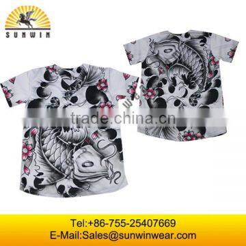 Hot sale full dye sublimation baseball shirt custom softball jerseys wholesales