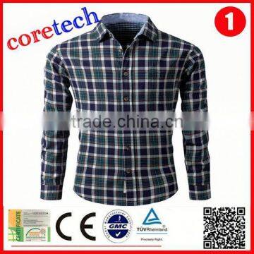 Brushed Breathable Plaid Flannel Shirt Factory photo-2