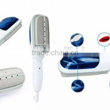 NEW!! Portable Fabric Steam Iron Brush, Handheld Travel Garment Clothes Steamer photo-2