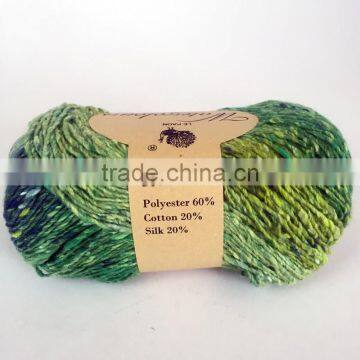 Beautiful Colorful Polyester Blended Yarn photo-2