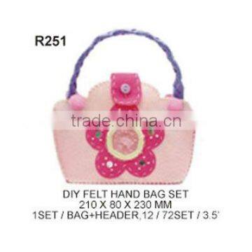 (R251) DIY FELT HAND BAG SET