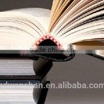 Hardcover book binding colorful headband for book cover material