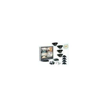 DIY CCTV Security Camera System,SAV-DH9804+SAV-CW268,IR Waterproof camera