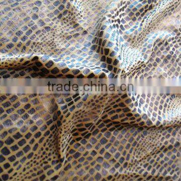 Color Embossed Velvet Fabric