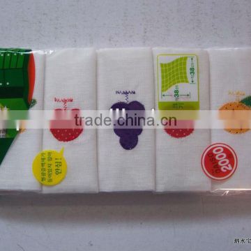 100% Cotton Towel Cheese Cloth and Kitchen Cloth 38CM X 38CM 5PCS/Bag In Stock