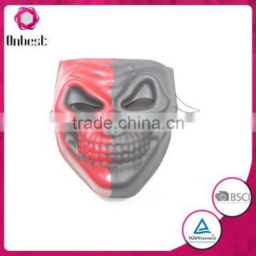 High quality red & gray devil mask Vivid halloween mask EVA rave party decorations