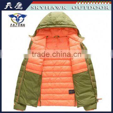 European style wholesale man down winter jackets