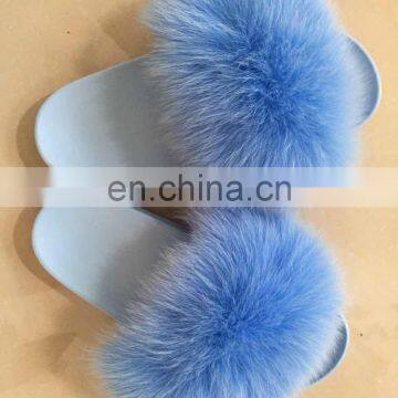 Fashionable Soft And Comfy Fluffy Furry Fur Slide Sandal for Children Kids photo-6