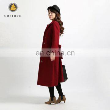 kids knee length velvet winter coat for girls