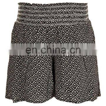 China wholesale maternity tile print shorts lightweight comfortable shorts for pregnant women