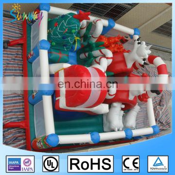 Shopping mall Christmas inflatable bouncer amusement park