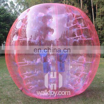 HI colorful 1.5m top quality soccer balls bubble football for sale