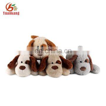 Personalized factory design lovely quite soft animal toy lying plush dog