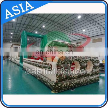 Inflatable Miliatary Obstacle Course For Kids And Adults / Inflatable Boot Camp Obstacle Course