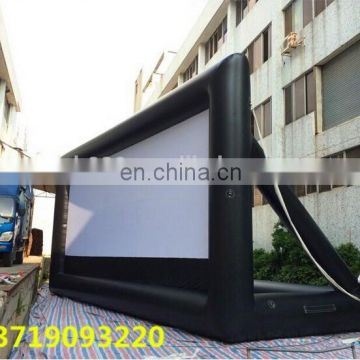 40 Foot Inflatable Outdoor cinema inflatable rear and front projection screen