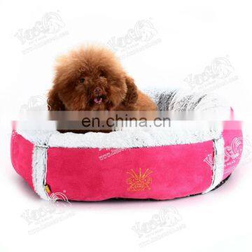 Check Oval Quilted Dog Bedding, Snuggle Pet Bed, Manufacturer in China