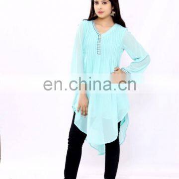 georgette tunic