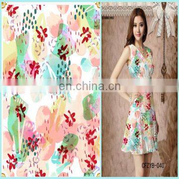 Sex China Girl Photos Printing For girl garment Polyester Fabric