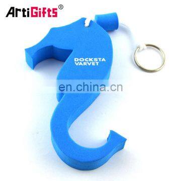 Wholesale cheap eva foam floatable keychain with custom logo