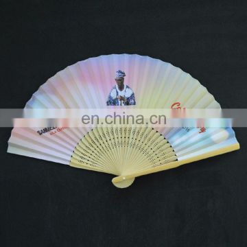 Customize personalized foldable bamboo hand fan portable