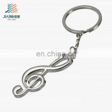  china custom metal made funny souvenir music note keychain
