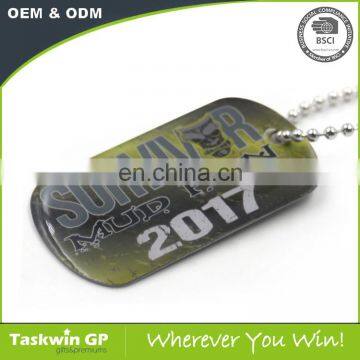 Antique Custom Personalized Stamps Pink Enamel Game Animation Printing Metal Dog Tag photo-3