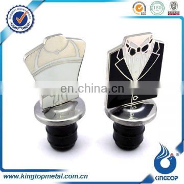 y make cheap wholesale logo wine stopper