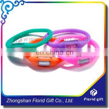 custom silicone rubber wristband watches