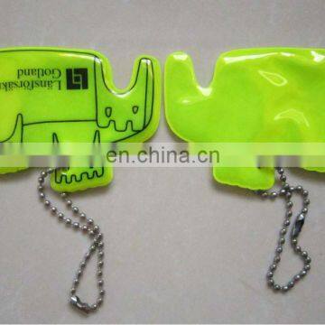 High visibility Hot sell Promotion gifts reflective metal keychain