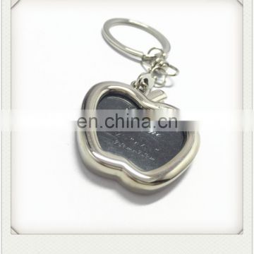 apple shape promotional Metal beautiful key chain