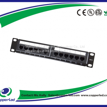 UTP Cat.6 Patch panel 12Port dual use IDC