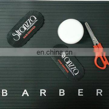 Custom Soft PVC Barber Station Mat with Logo for Barber Shop