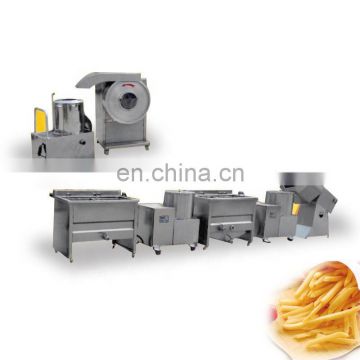 Excellent quality full automatic potato chips production line/fresh potato chips making machine/frozen french fries