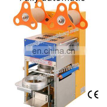 High quality Automatic induction plastic heat cup sealing machine