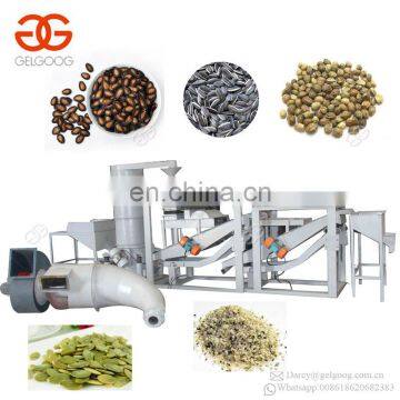 Commercial Hemp Sunflower Watermelon Melon Seed Dehulling Shelling Pumpkin Seed Separating Machine