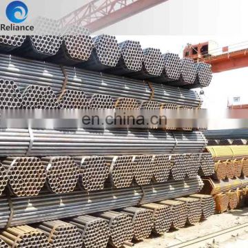 Delivery water welded black steel round tubes and pipes sizes