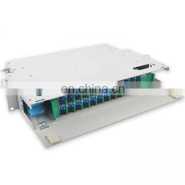 19 Inch Rack Mount Patch Panel ODF 12 24 48 Cores Fiber Optical Distribution Frame