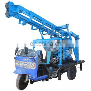 230m tricycle mounted water well drilling rig/portable tractor mounted drilling rig