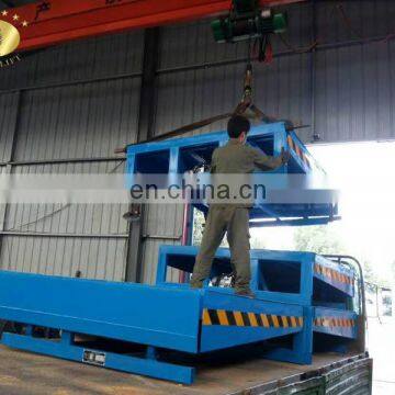 7LGQ Shandong SevenLift ce Adjustable Used Hydraulic Cargo Loading Forklift Dock Ramp for Truck