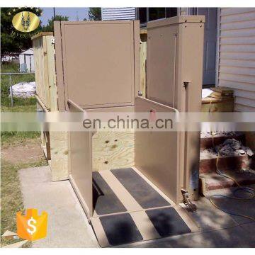 7LSJW Shandong SevenLift home outdoor hydraulic lift elevator for handicapped people