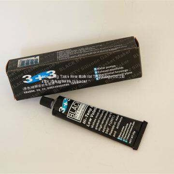 Cheap Price 3+3 Type 100g Black Color RTV Silicone Sealant Gasket Maker With 2g Super Glue photo-3