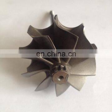 TD04HL 45.65/52mm 9 blades turbine shaft /turbo wheel /turbo shaft